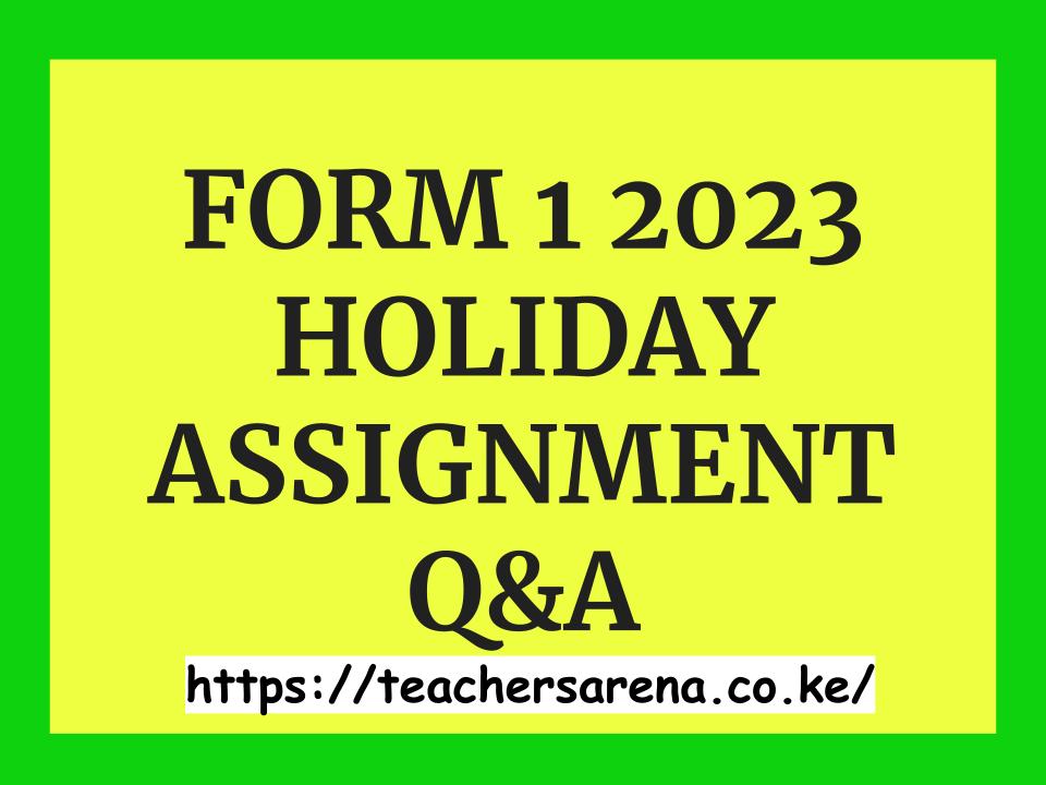 teachers arena holiday assignments